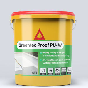GREENTEC PROOF PU-W Chống Thấm PU Lộ Thiên Cao Cấp 18KG