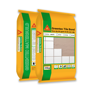 GREENTEC TILE BOND KEO DÁN GẠCH & ĐÁ, ĐÓNG GÓI SẴN, GỐC XI MĂNG 25kg